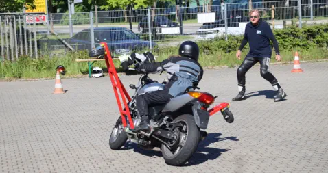 Fahrsicherheitstraining Landshut - Motorrad © Foto: peppUP